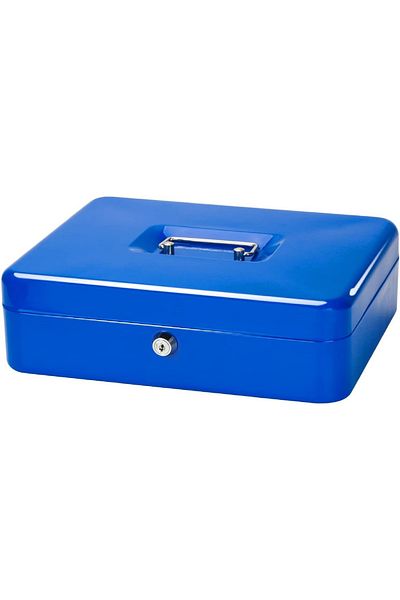rexa Cash Box with Money Tray,Lock Box 30 x 24 x 9cm