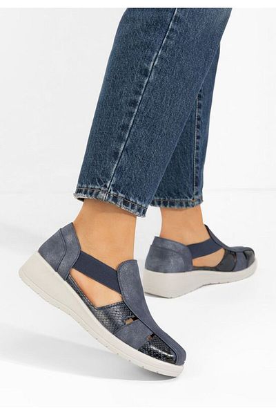 B T Shoes Espadrile dama Grazyna navy