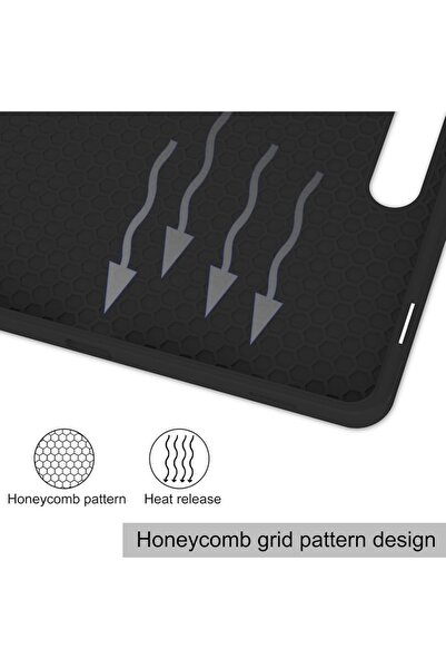 SKYDDAR INNOVATION Husă pentru tabletă Samsung Galaxy Tab S10 FE Plus, suport pentru creion, bleumarin, set de autocolante