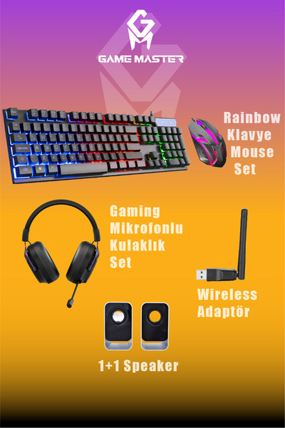 GM Game Master Hydra 3050 Full Sistem İntel i3-12100F 16GB RAM 512GB M2 RTX3050 27" 165hz Monitör Beyaz Gaming Pc