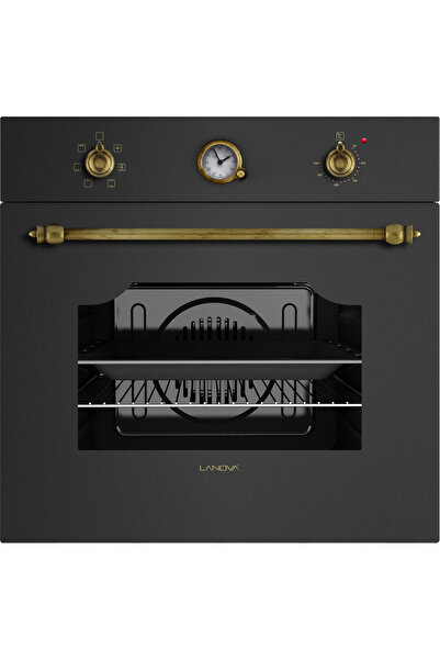 LANOVA Ankastre Siyah Retro Set