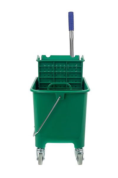 AKC Mop Bucket & Wringer - 360-Degree Rotating Swivel Wheels 20 Liter Capacity Green