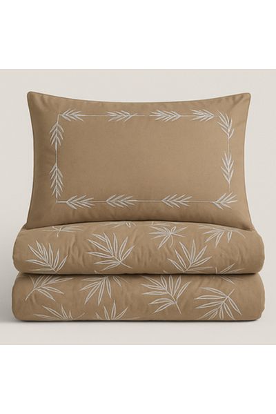 Pazar Home Bedding Bazaar Home Emma Luxury Jacquard Comforter Set 8 Pieces King - Light Grey with Stitched Filling