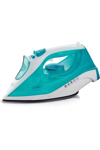 Super Wave 2200W Steam Iron | Ceramic Non-Stick | Steam/Mist/Self-Clean | 450ml Tank for Powerful Ironing