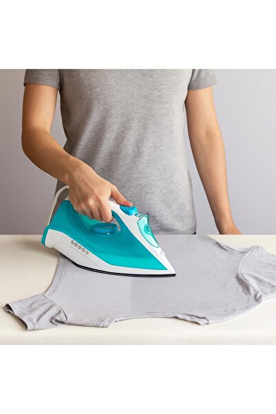 Super Wave 2200W Steam Iron | Ceramic Non-Stick | Steam/Mist/Self-Clean | 450ml Tank for Powerful Ironing