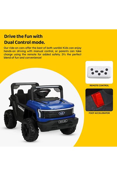 rexa Rechargeable Battery-Operated Ride-On Car – High Performance with Light & Music