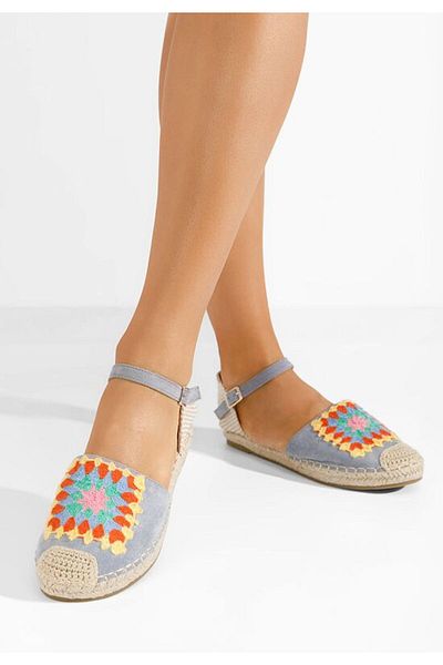 B T Shoes Espadrile dama Graciella bleu