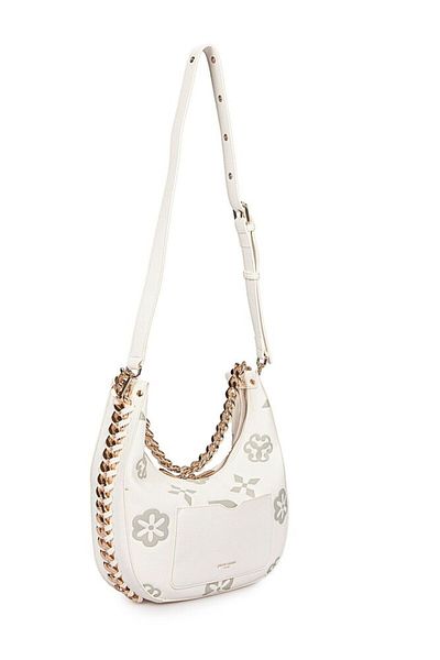 Pierre Cardin Geantă de umăr pentru femei Monogram White 05PC25Y10505-BMN