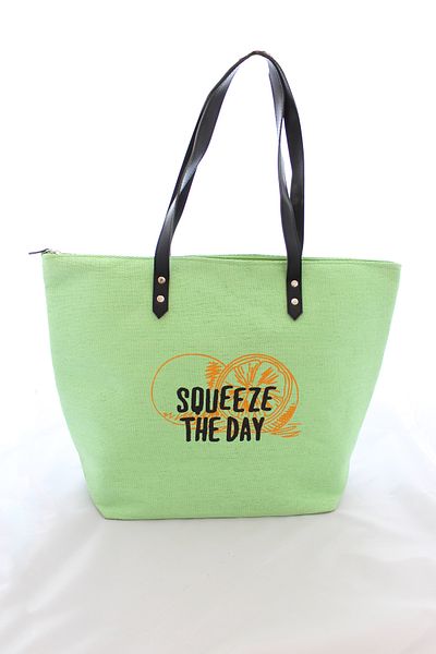 vivo Geanta pentru plaja, verde, 48 x 37 cm, Squeeze The Day, BB1019, Vivo BB1019-GREEN-2