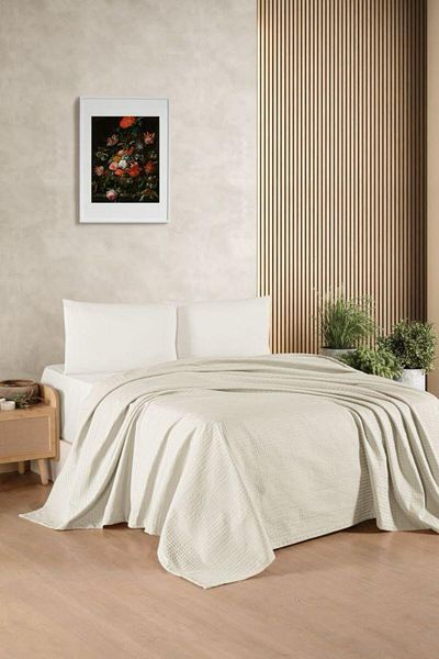 Bella Home Crystal Double Pique Set - 100% Cotton