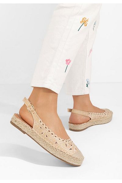 B T Shoes Women's Latoria beige espadrilles