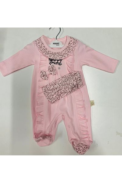 monami kids Bandana Leopard Jumpsuit