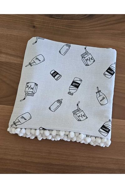 A&D HANDMADE Double Sided Muslin 100% Cotton Baby Multi-Purpose Blanket