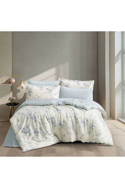 Pazar Home Bedding Bazaar Home Otranto Printed Cotton 6 Piece King Size Bedspread with Stitched Filling