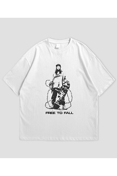 SVART WEAR Tricou oversize unisex Free To Fall