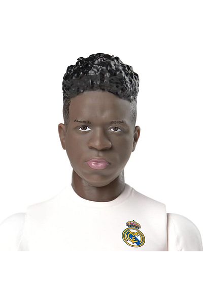 Banbo Toys Vinicius Jr figurine, Real Madrid team, 20 cm, articulated with ball included, number 7