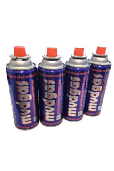 MVD Set de 4 butelii gaz tip spray, pentru aragaz portabil, 227g, mvd