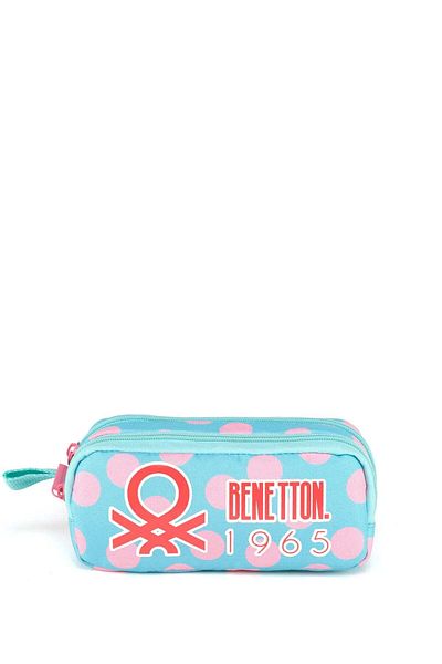 United Colors of Benetton BAGGY MOOD - Suport pentru stilouri pentru fete cu două compartimente cu buline