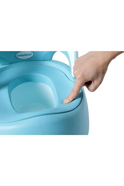 bzstore Olită pentru copii, detașabilă, +6 luni, cu capac, antiderapantă, scaun moale, model rățușcă, 38x32x30