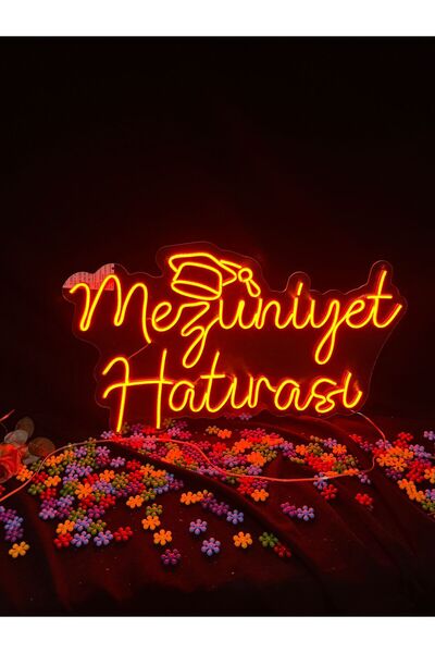 NEON LED KAYSERİ Mezuniyet Hatırası - Dekoratif Duvar Aydınlatması Neon Led Y...