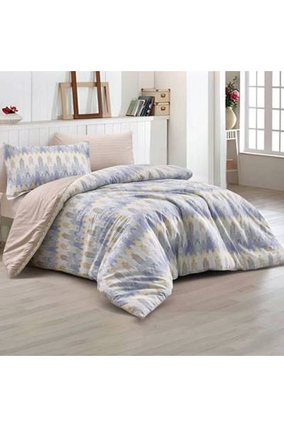 Pazar Home Bedding Bazaar Home Manarola 4-Piece Queen Size Printed Quilt with Stitched Filling