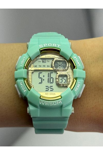 Samstar Alarm-Light-Stopwatch-5 Atm Waterproof-Gift Children's Wristwatch