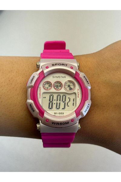 Samstar Alarm-Light-Stopwatch-5 Atm Waterproof-Gift Children's Wristwatch