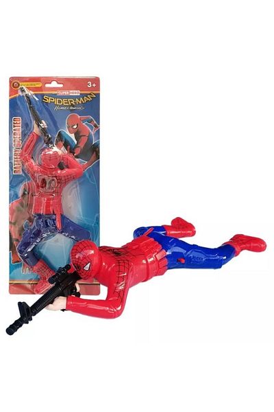 rexa Rally Battery Operated Spider-Man Action Figure – Light & Sound Toy for Kids