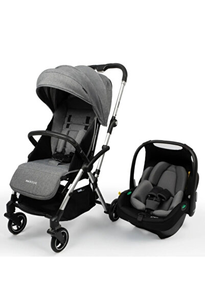 Kanz Marcus Çift Yönlü Travel Sistem Bebek Arabası Heavy Grey