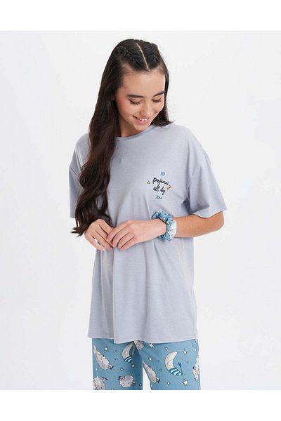 Nayomi Dream Grey Pajama Set