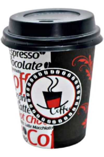 Mena Rise Diyar-Ifırsatshop Excodi Cup - 8 oz Paper Cup with Lid - 250 ml - 100 Pieces Quality Vending Machine