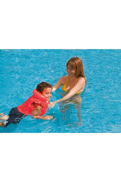 rexa Pool School Deluxe Swim Vest – Adjustable Safety Floatation Vest for Kids Learning to Swim
