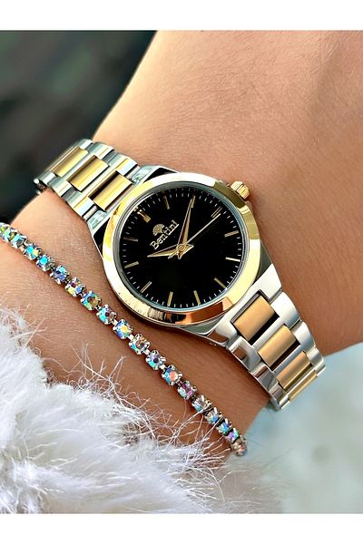 Bentini Women's Wrist Watch with Steel Band - Waterproof, 2-Year Warranty