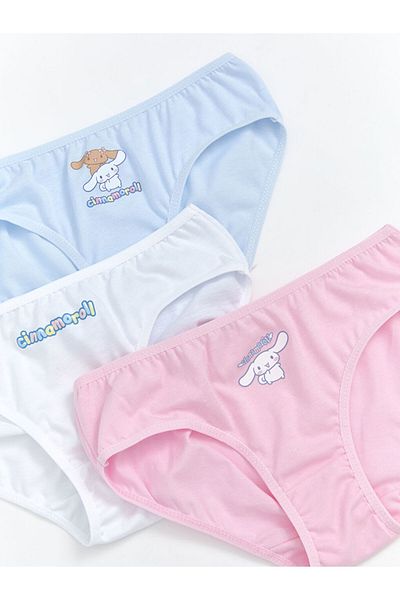 LC Waikiki Pink Cinnamoroll Printed Girl's Panties 3-Piece