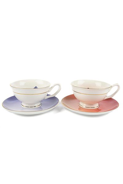 Mikasa Moor Lilly Set of 2 Teacups