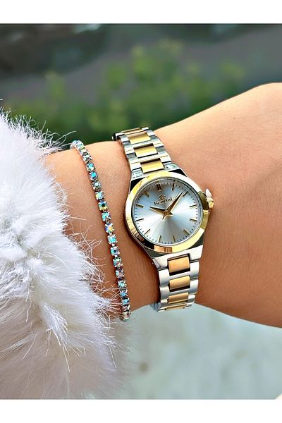 Bentini Women's Wrist Watch with Steel Band - Waterproof, 2-Year Warranty