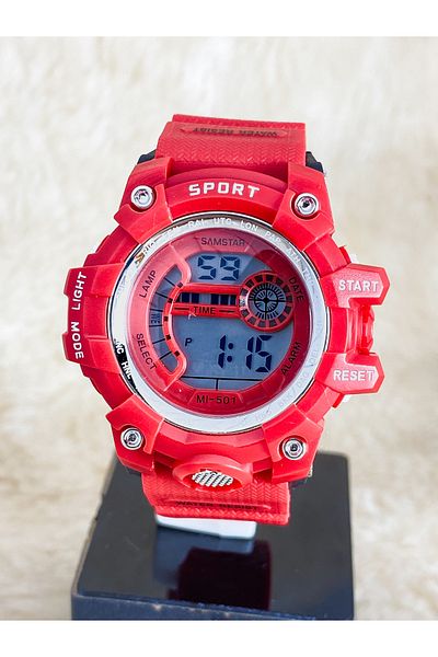 Samstar Alarm-Light-Stopwatch-5 Atm Waterproof-Gift Children's Wristwatch