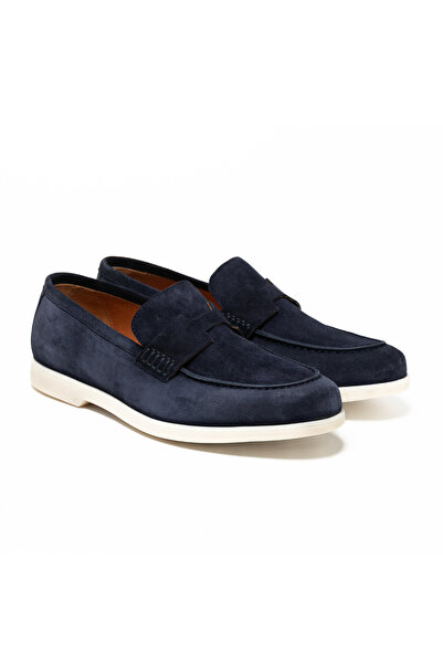 Giuseppe Mengoni Men's Oxford (Classic) Mo-16500A250-16500 Giuseppe Mengoni Strong Navy Blue Suede