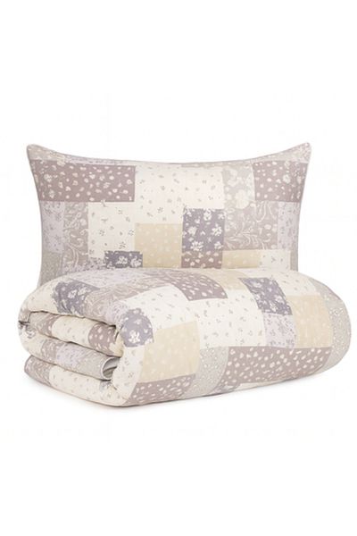Pazar Home Bedding Bazaar Home Manarola 4-Piece Queen Size Printed Quilt with Stitched Filling
