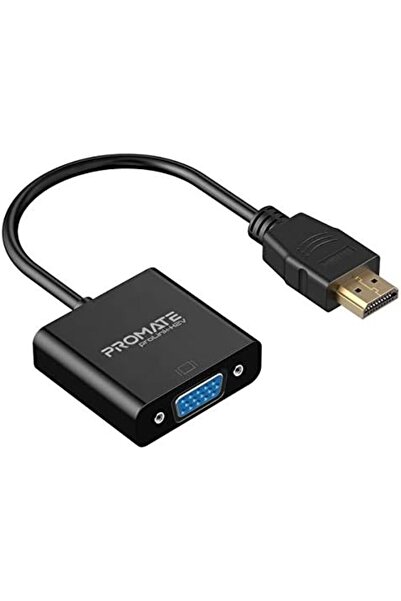 Promate كابل محول من بروميت HDMI إلى VGA 1080P ذكر إلى أنثى لأجهزة الكمبيوتر ...