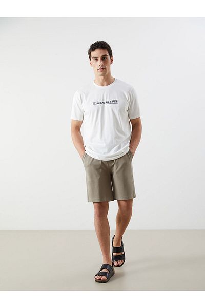 LC Waikiki Dark Beige Standard Fit Men's Shorts