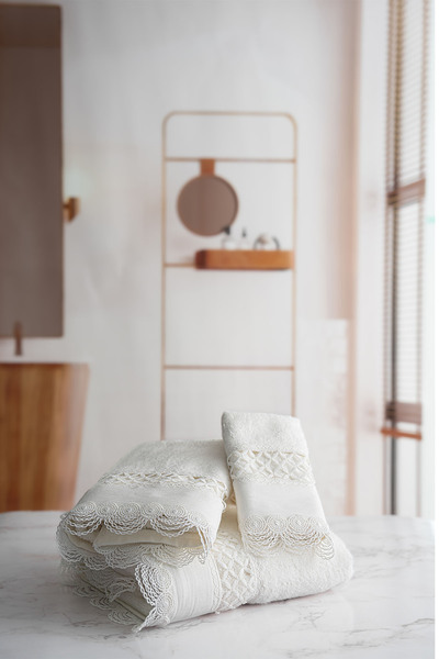 Nazik Home Queen Вишитий рушник для обличчя (50 x 90 см)