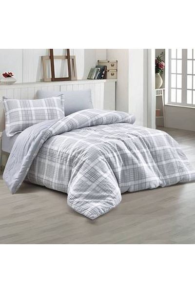 Pazar Home Bedding Bazaar Home Manarola 4-Piece Queen Size Printed Quilt with Stitched Filling