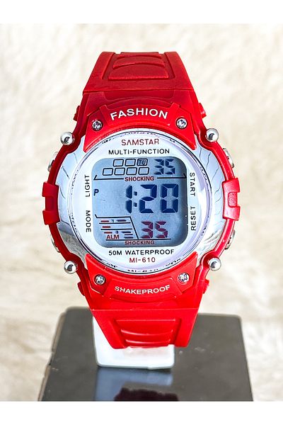 Samstar Alarm-Light-Stopwatch-5 Atm Waterproof-Gift Children's Wristwatch