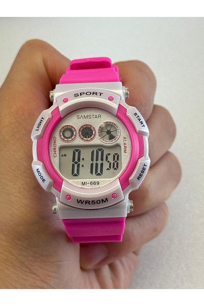 Samstar Alarm-Light-Stopwatch-5 Atm Waterproof-Gift Children's Wristwatch