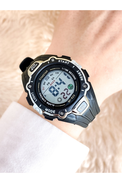 Samstar ساعة يد للأطفال مع منبه ومؤقت و5 ATM مقاومة للماء - هدية