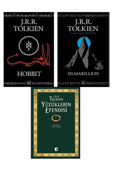 Metis Yayınları Set Orta Dünya Ana Set 3 Kitap: Yüzüklerin Efendisi Tek Cilt - Hobbit - Silmarillion
