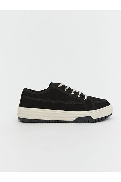 LC Waikiki Black Lace-up Women's Sports Shoes