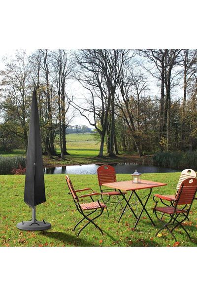 Zizwe sunshade cover, black, oxford fabric, 190 x 26 x 56 cm