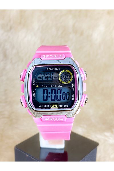 Samstar Alarm-Light-Stopwatch-5 Atm Waterproof-Gift Children's Wristwatch